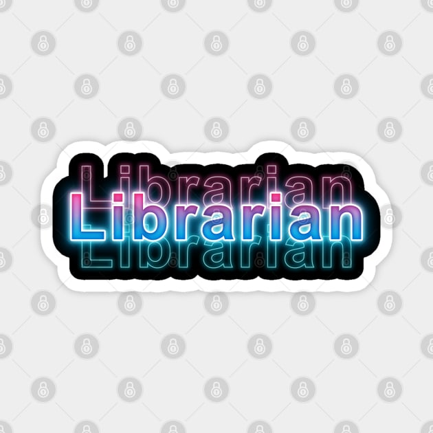 Librarian Sticker by Sanzida Design